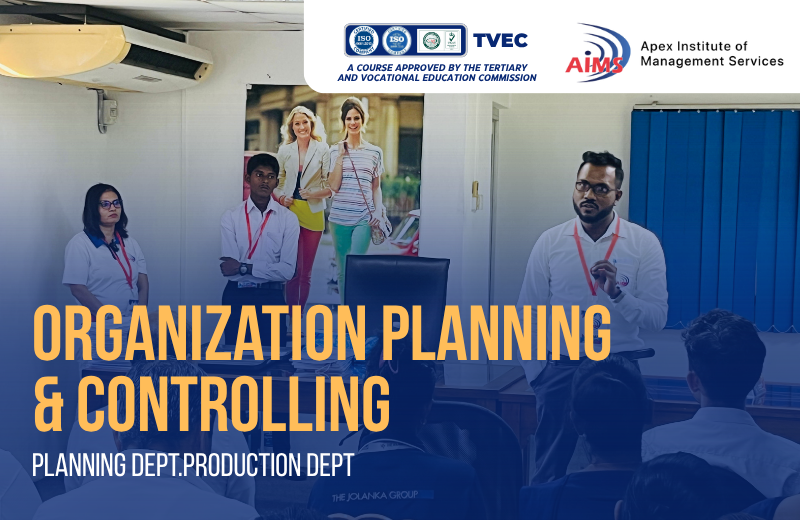 Oraganizational Planning & Controlling